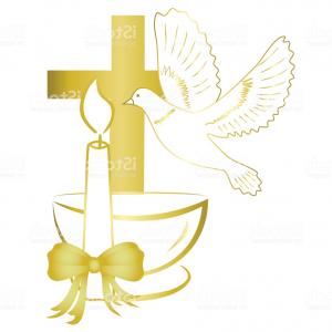 Christian Baptism Symbols Images, Stock Photos