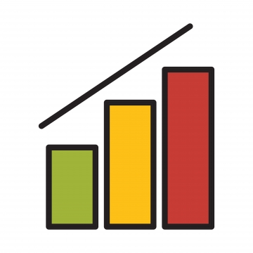360x360 Bar Graph Vector Png, Vector, And Clipart With Transparent