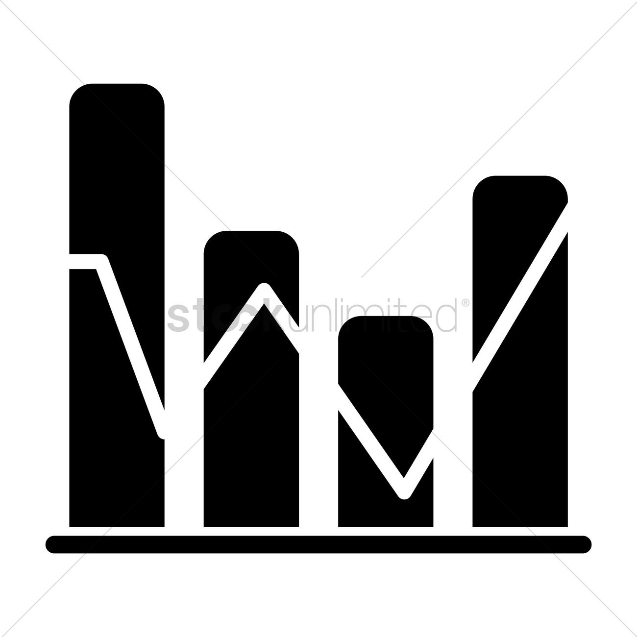 1300x1300 Bar Graph Vector Image