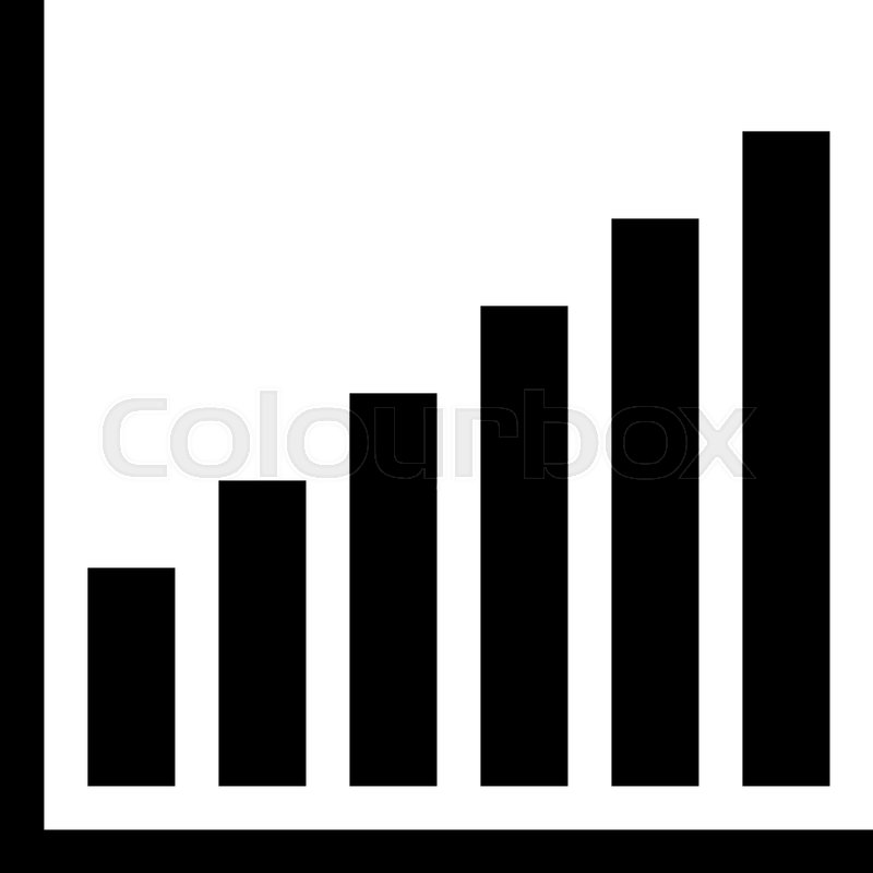 800x800 Bar Graph Vector Icon Stock Vector Colourbox