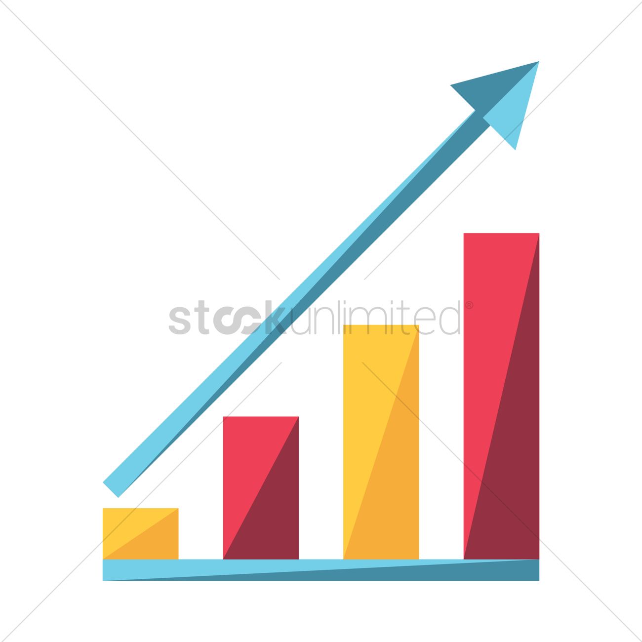 1300x1300 Free Process Bar Graph Vector Image