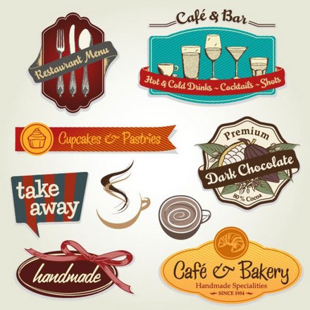 Five Menu Restaurant Cafe Bar Corporate Identity And Logo Vector 440x440 Five Menu Restaurant Cafe Bar Corporate Identity And Logo Vector