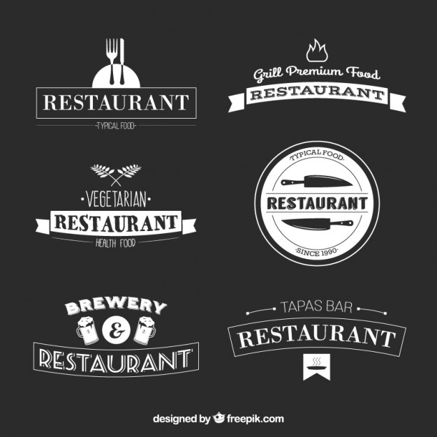 Restaurant Bar Logo Collection Vector Free Download 626x626 Restaurant Bar Logo Collection Vector Free Download
