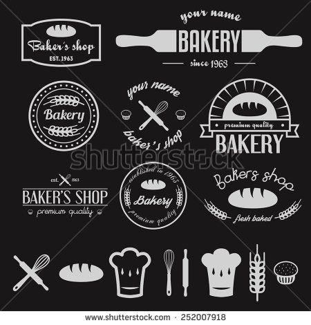 Set Of Vintage Bakery Logos, Labels, Badges And Design Elements 450x470 Set Of Vintage Bakery Logos, Labels, Badges And Design Elements
