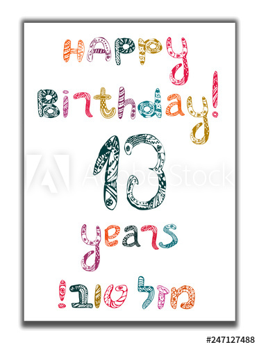 373x500 Happy Years Bar Mitzvah Greeting Card