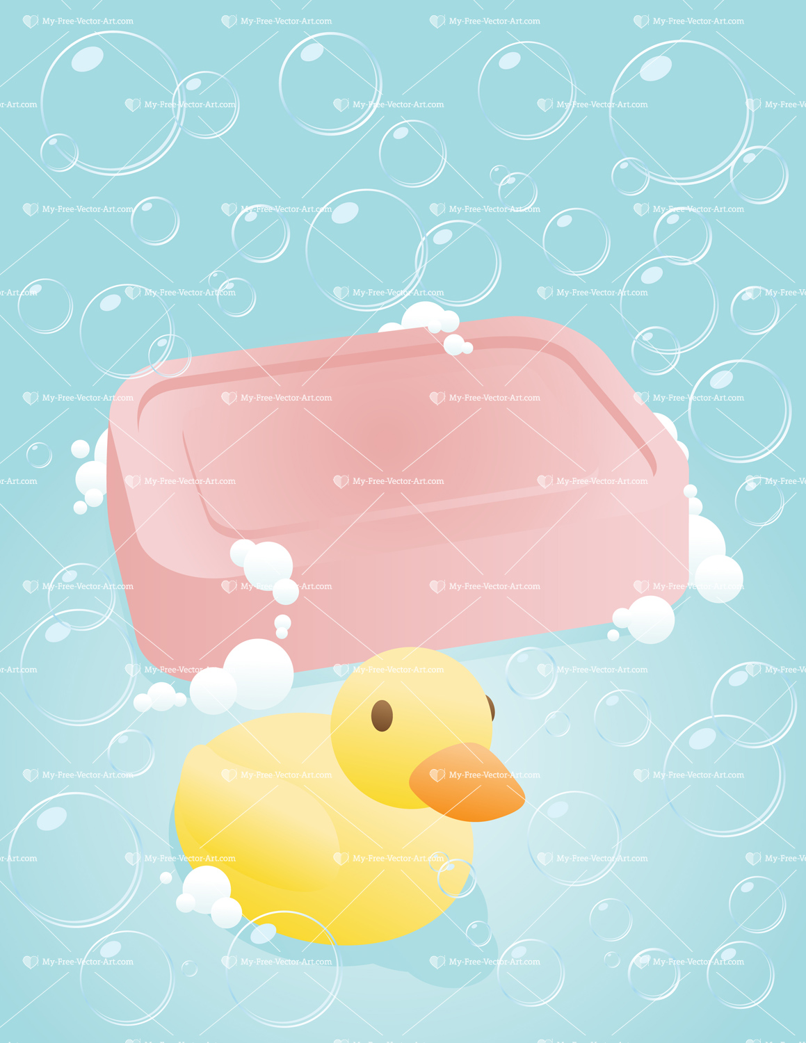 1159x1500 Bubbly Soap Vector Illustration Of A Soapy Sudsy Pink Bar