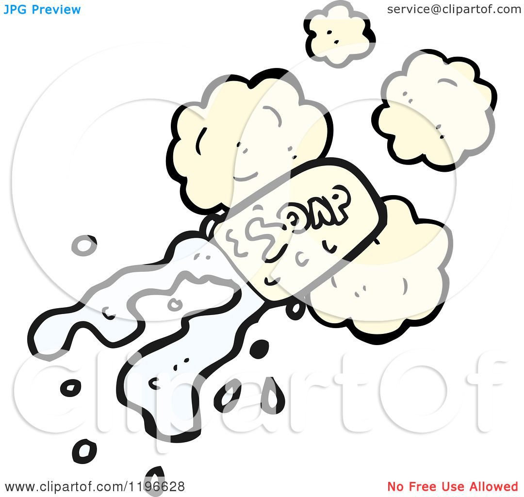 1080x1024 Cartoon Of A Bar Of Soap