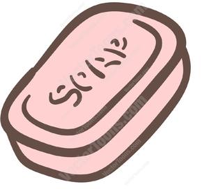 300x272 Pink Bar Of Soap Clipart Cartoons