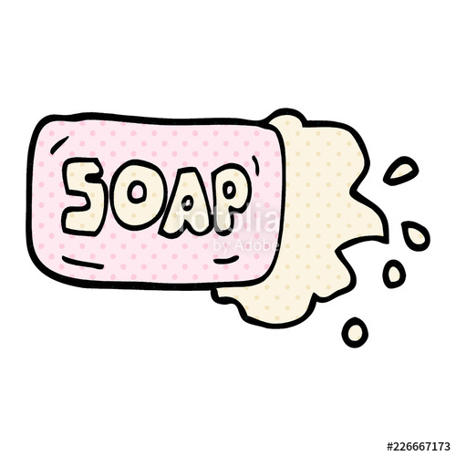 500x500 Cartoon Doodle Bar Of Soap Stock Image And Royalty Free Vector