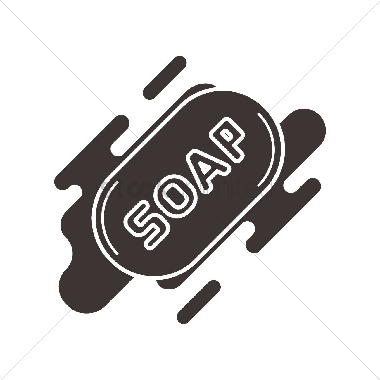 1300x1300 Bar Of Soap Vector Image
