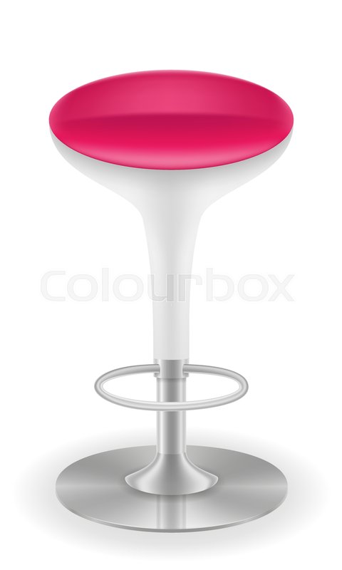 480x800 Modern Bar Chair Stool Vector Stock Vector Colourbox