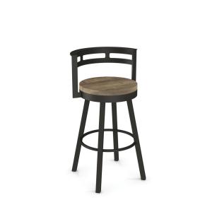300x300 Vector In Brown Metal Beige Wood Barstool