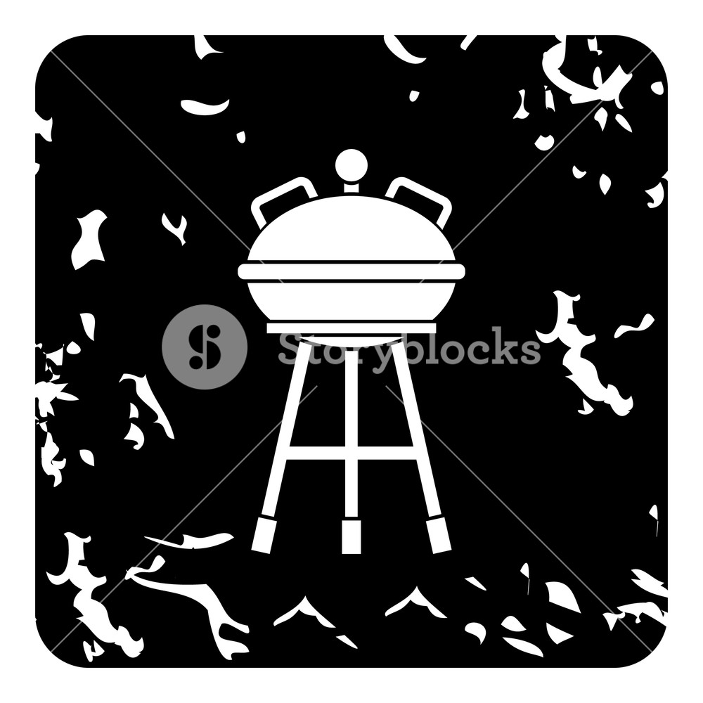 Kettle Barbecue Grill Icon Grunge Illustration Of Kettle Barbecue 1000x1000 Kettle Barbecue Grill Icon Grunge Illustration Of Kettle Barbecue