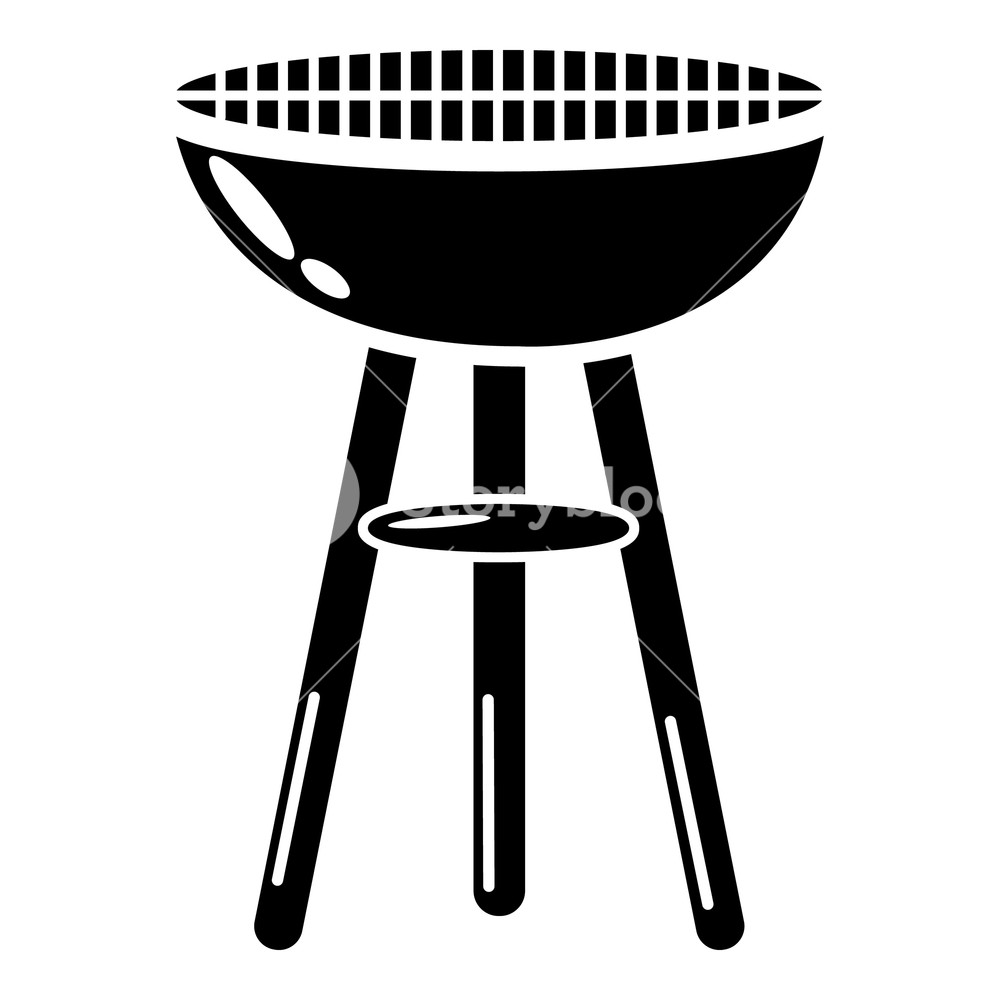 1000x1000 Barbecue Icon Simple Illustration Of Barbecue Vector Icon For Web