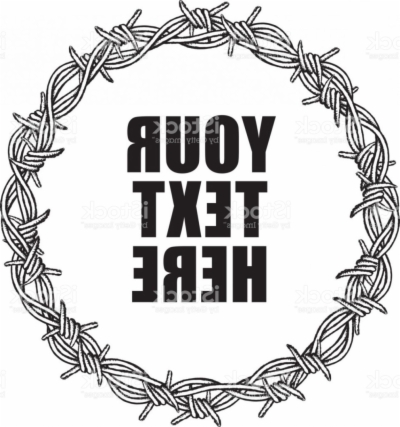 400x427 Result For Barbed Wire Vector Png