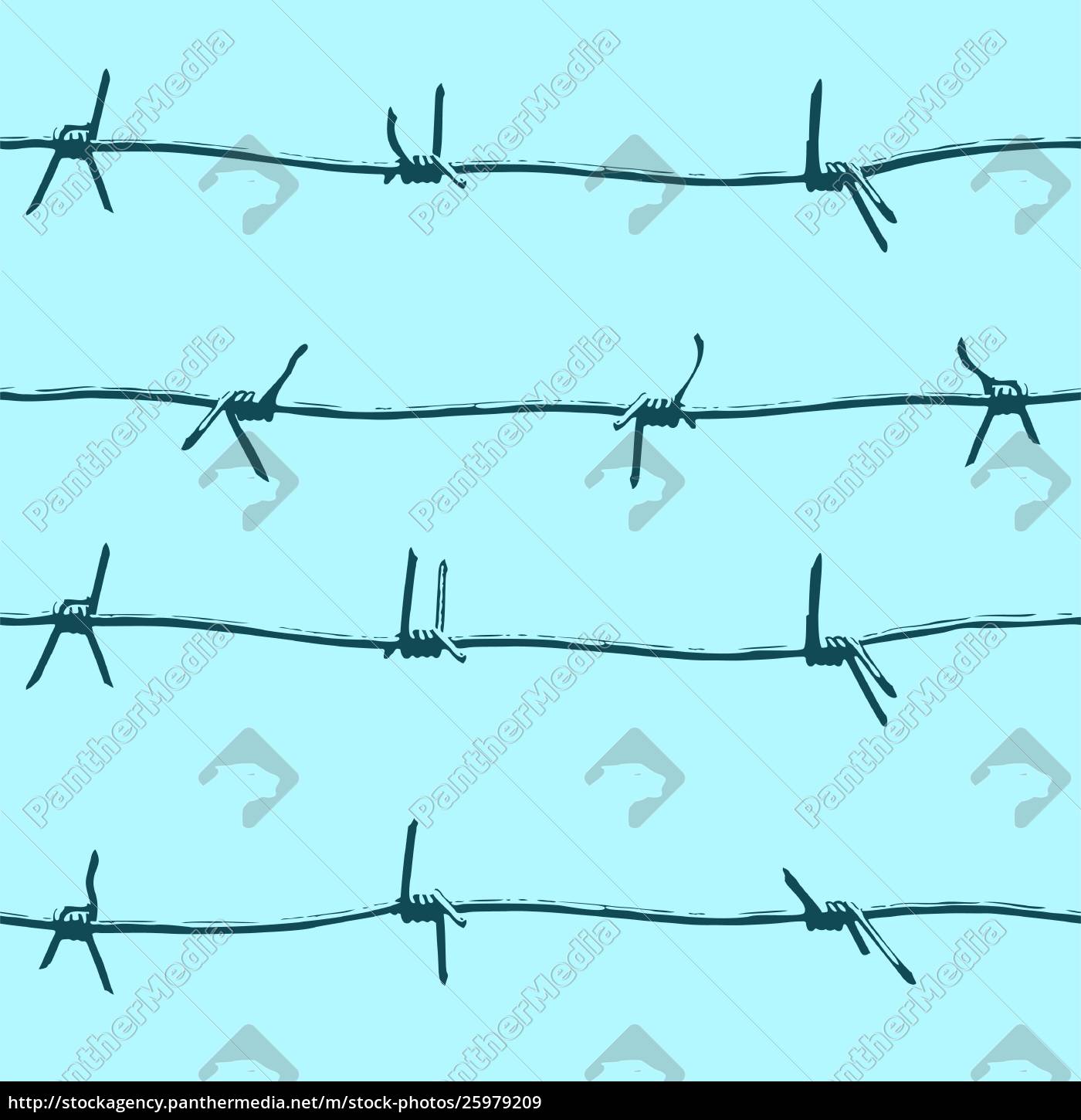 Barbed Wire Seamless Vector Pattern 1400x1450 Barbed Wire Seamless Vector Pattern