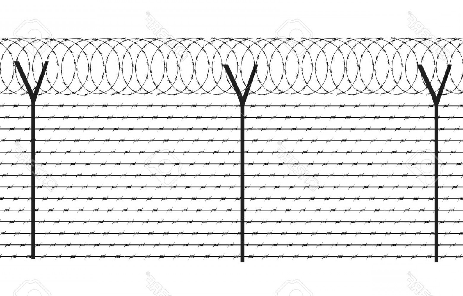 Fencing Element From A Barbed Wire Soidergi 1560x1000 Fencing Element From A Barbed Wire Soidergi
