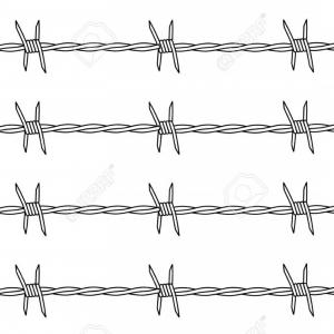 Photostock Vector A Section Of Barbed Wire Fencing Isolated 300x300 Photostock Vector A Section Of Barbed Wire Fencing Isolated