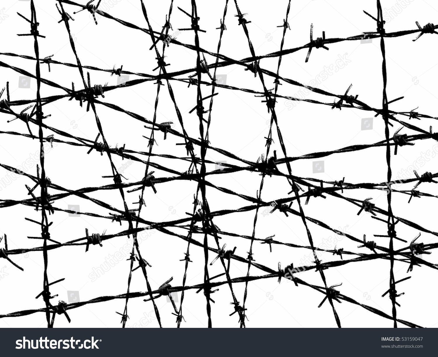 Barbed Wire Fence Vector at Vectorified.com | Collection of Barbed Wire ...