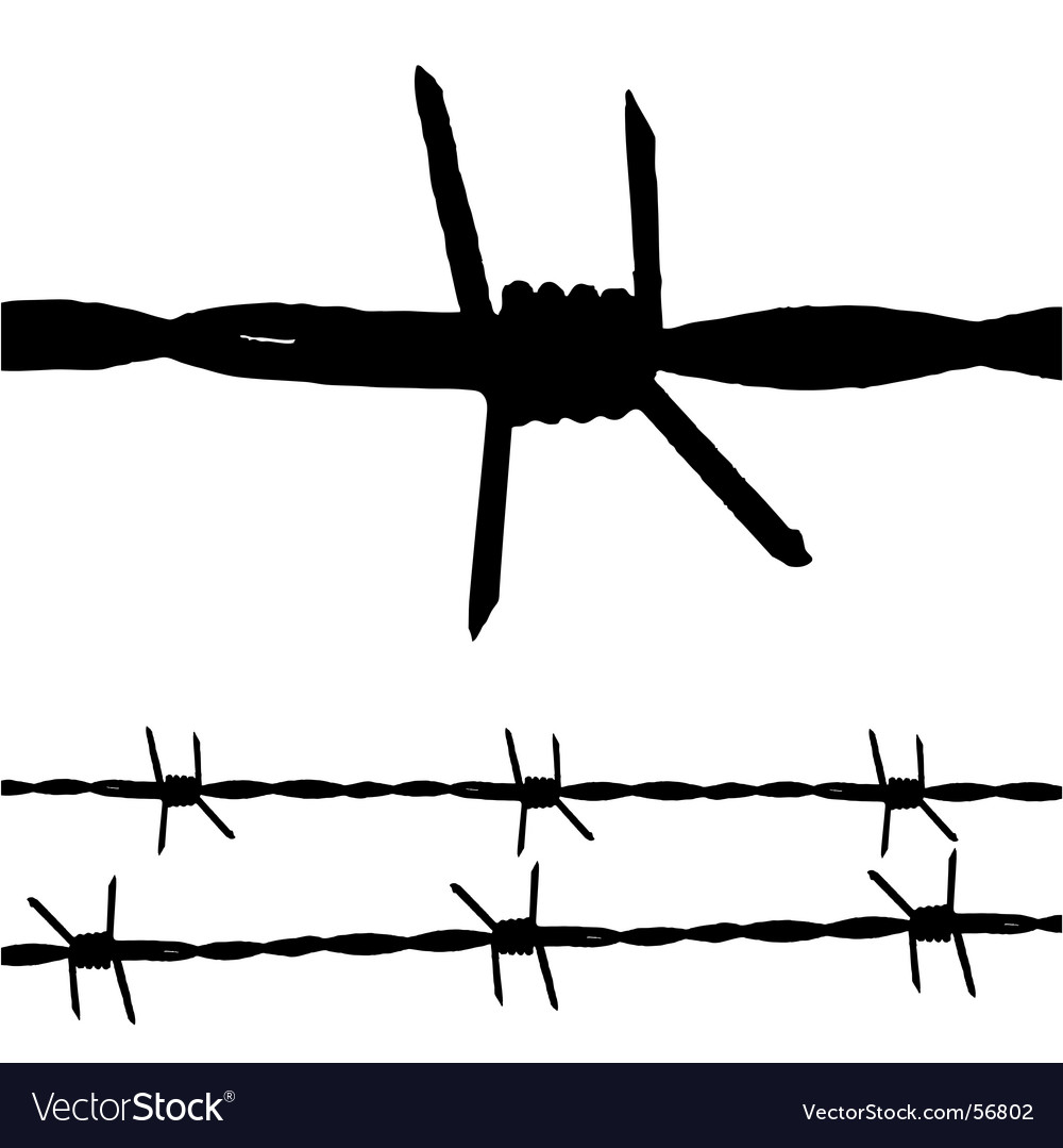 1000x1079 Barbed Wire Royalty Free Vector Image Vectorstock Homes Tips