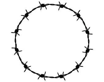 340x270 Barbed Wire Vector Etsy