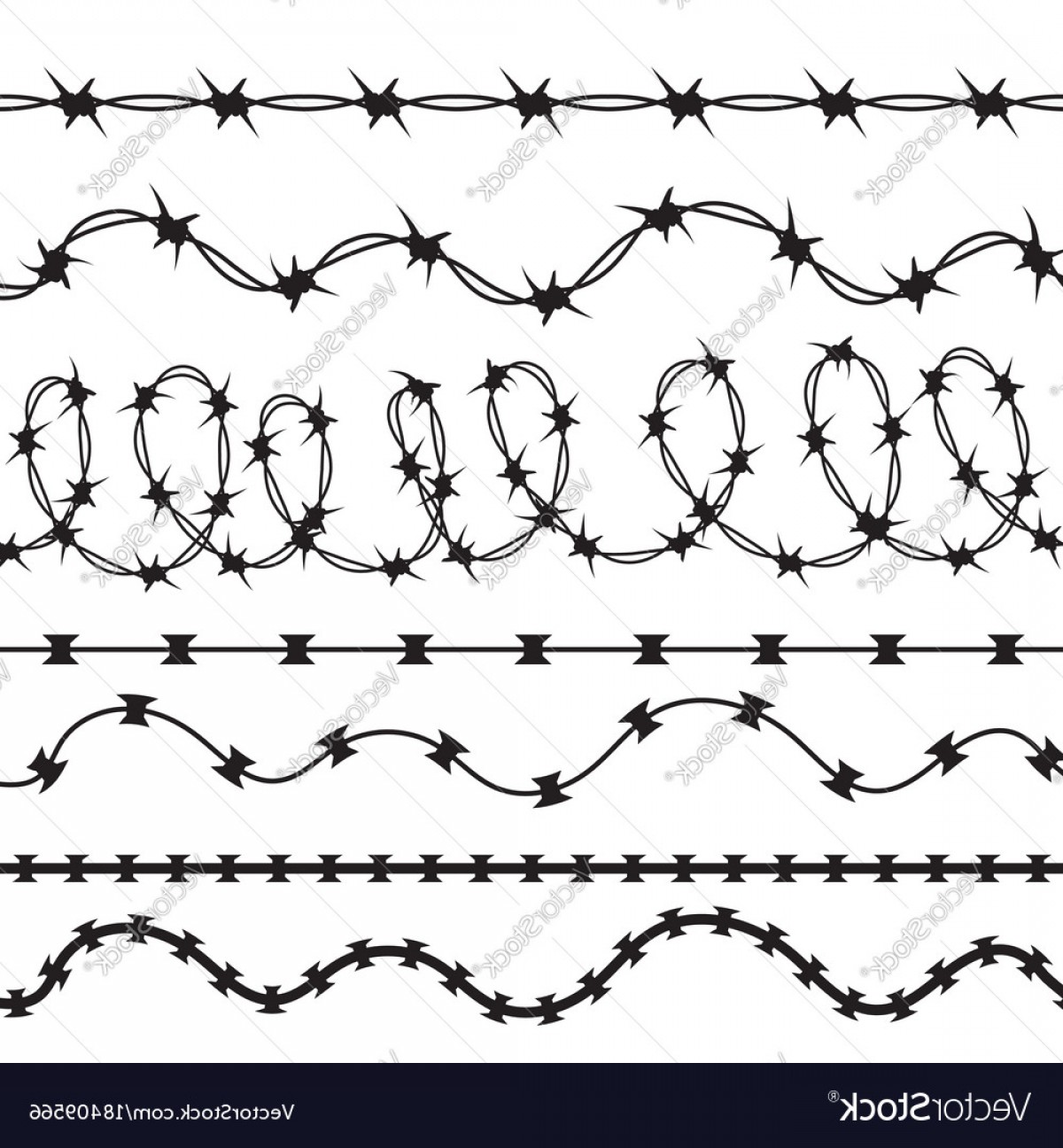 1200x1296 Barbed Wire Vector Silhouette Hoodamath
