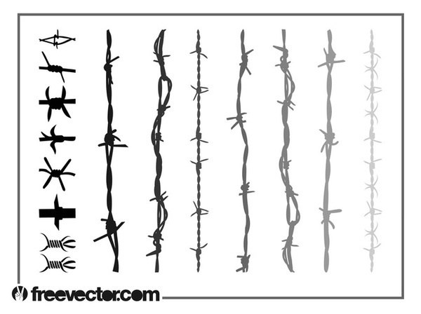 600x448 Barbed Wire S Free Vector