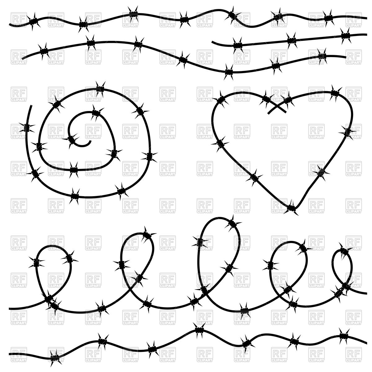 1200x1200 Barbed Wire