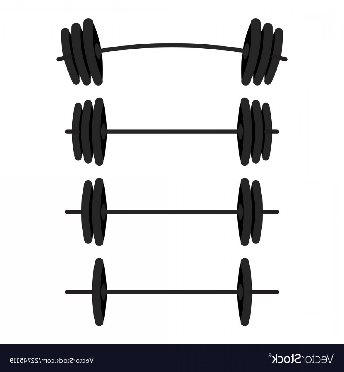 1200x1296 Black Barbells With Different Weight Set For Gym Vector Cqrecords