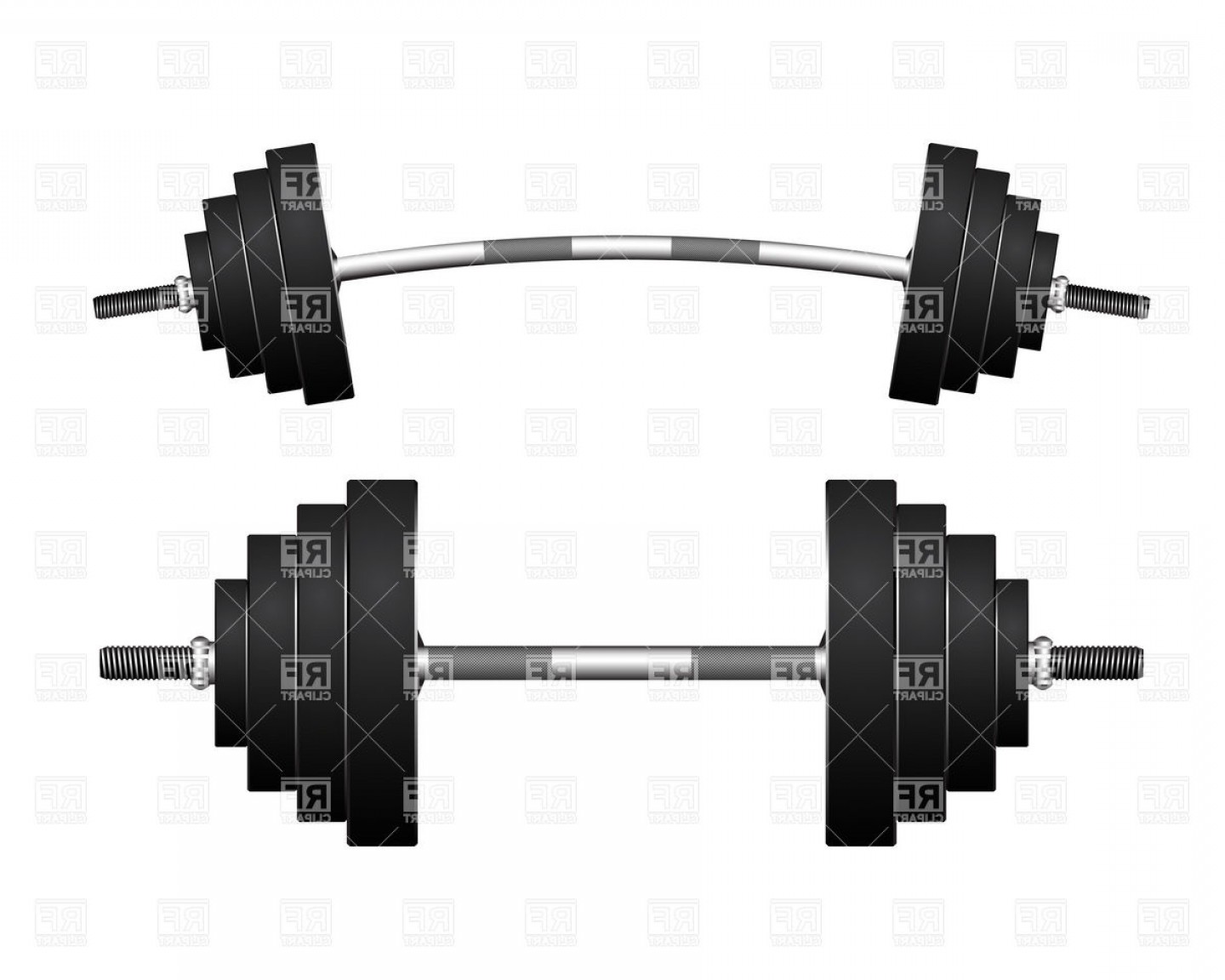 1440x1152 Dumbbell Silhouette Vector Hoodamath