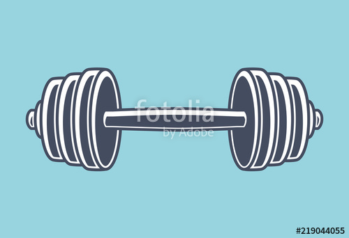 500x342 Barbell Vector Stock Image And Royalty Free Vector