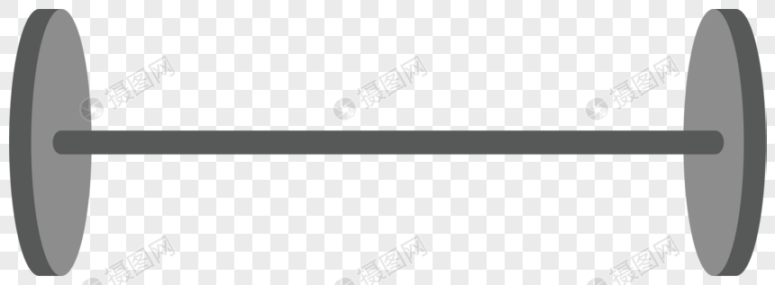 860x317 Creative Hand Painted Fitness Equipment Barbell Vector Material
