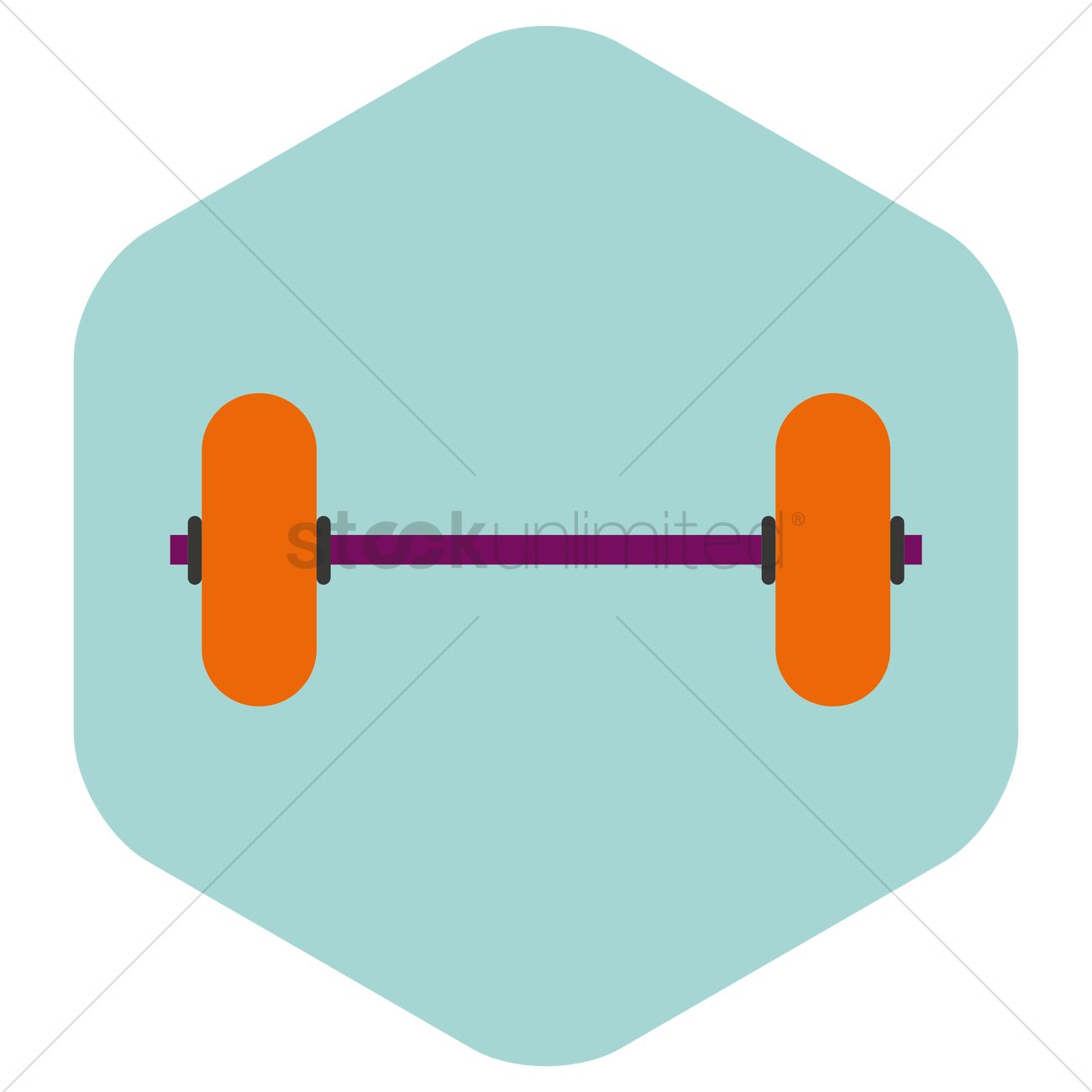 1300x1300 Free Barbell Vector Image