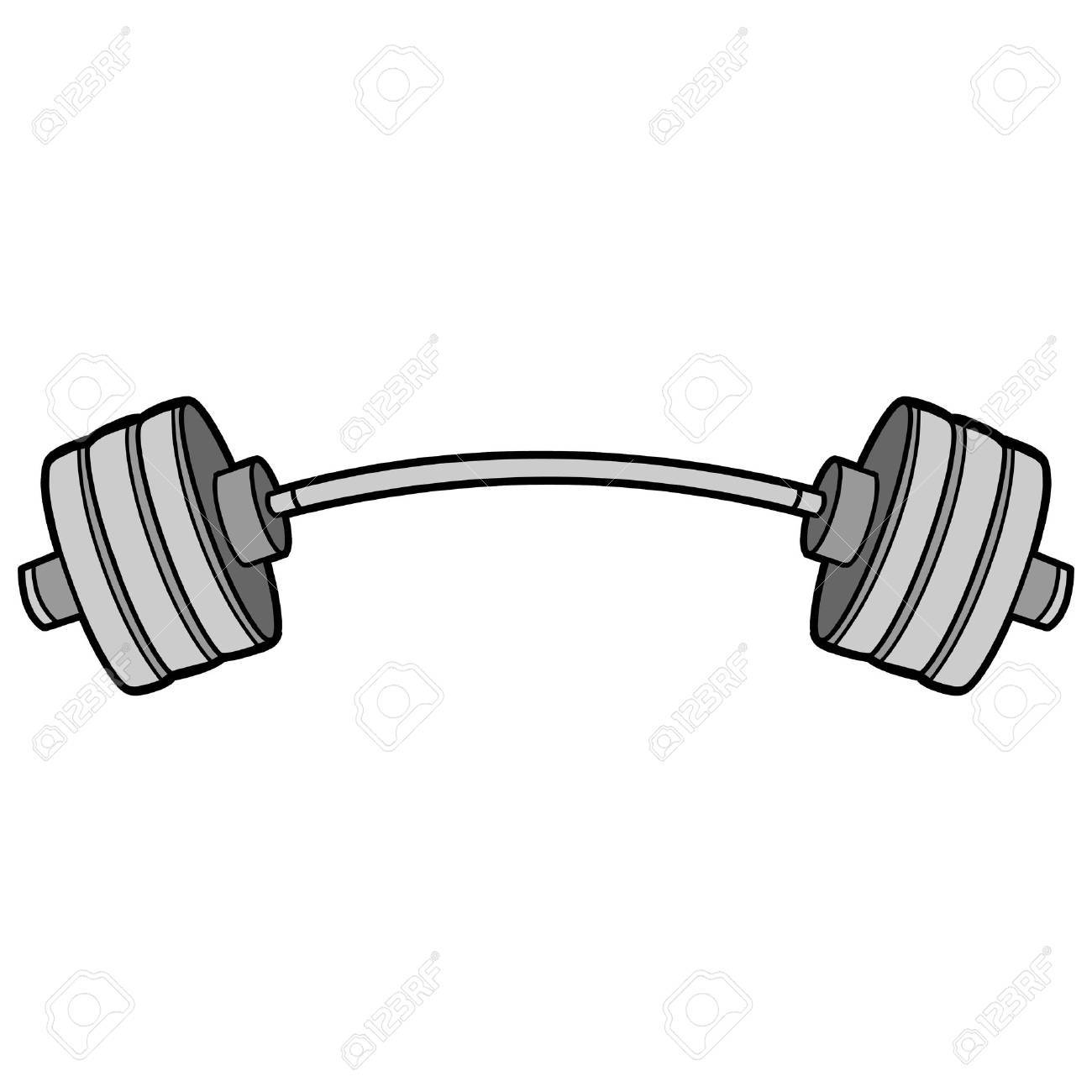 1300x1300 Barbell Clipart Bent
