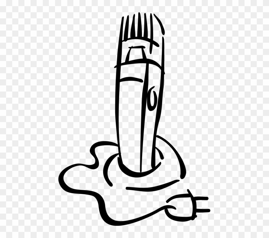 880x780 Vector Illustration Of Hairdresser And Barber Clipper