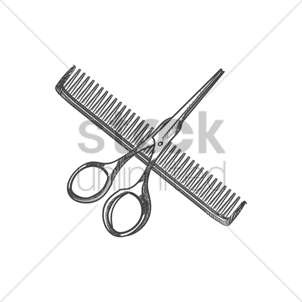 Barber Comb Vector at Vectorified.com | Collection of Barber Comb ...