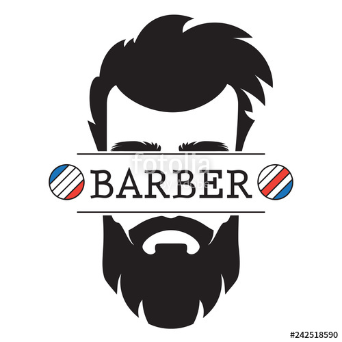 Barber Shop Vintage Retro Label Logo Icon Vector Illustration 500x500 Barber Shop Vintage Retro Label Logo Icon Vector Illustration