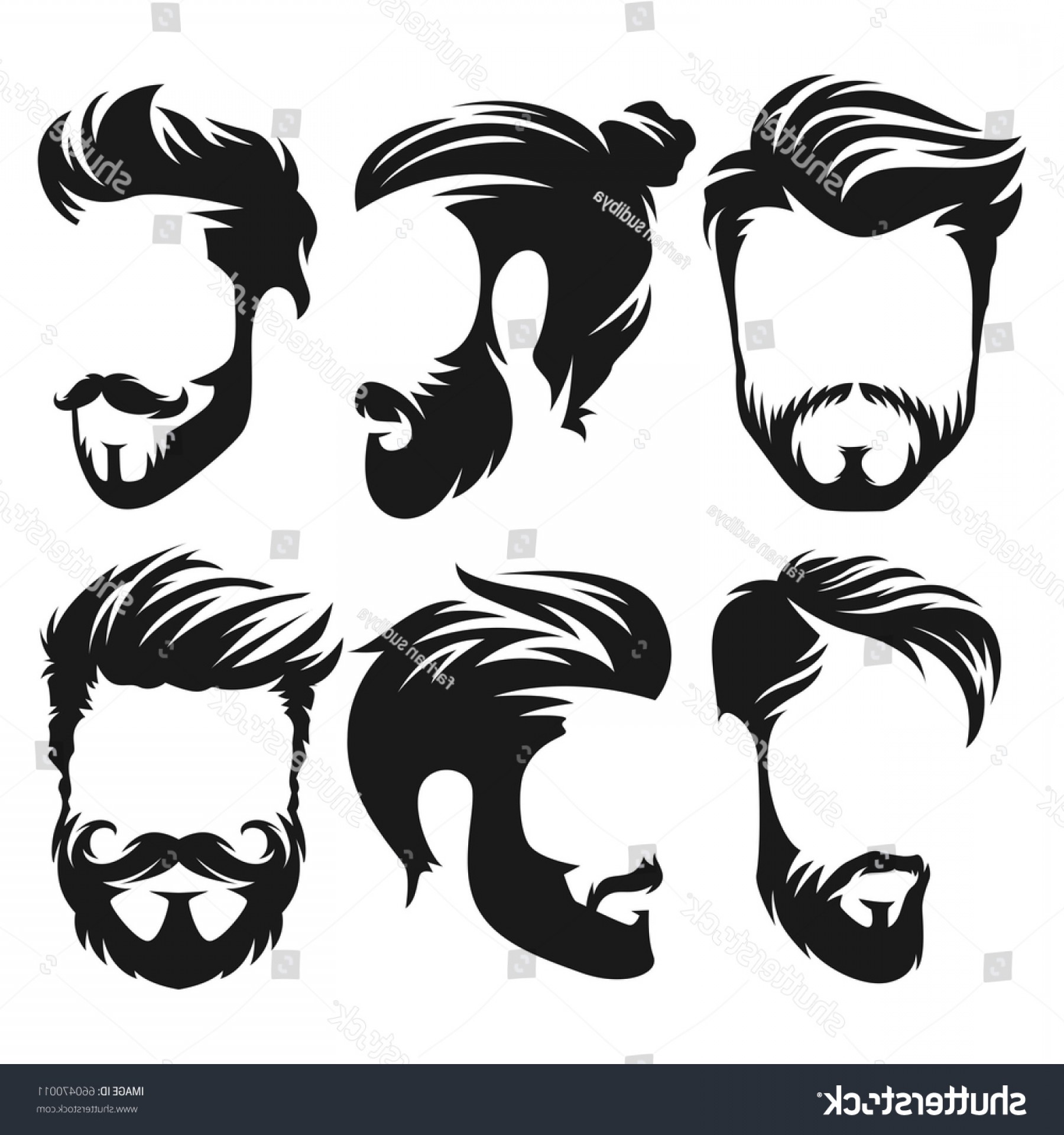 1800x1920 Vector Vintage Hairstyle Barber Shop Logo Soidergi