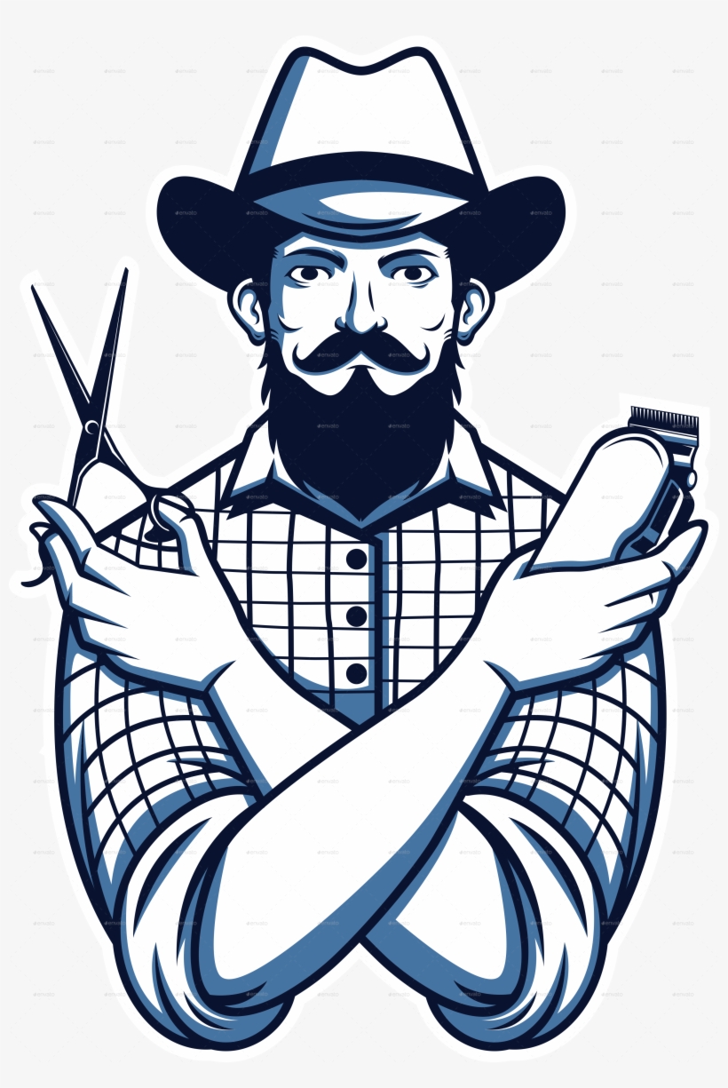 820x1225 Barber Shop Vector