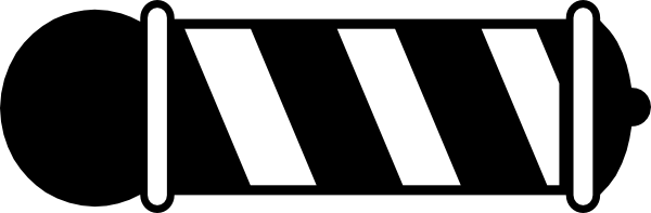 600x197 Barber Pole Clipart