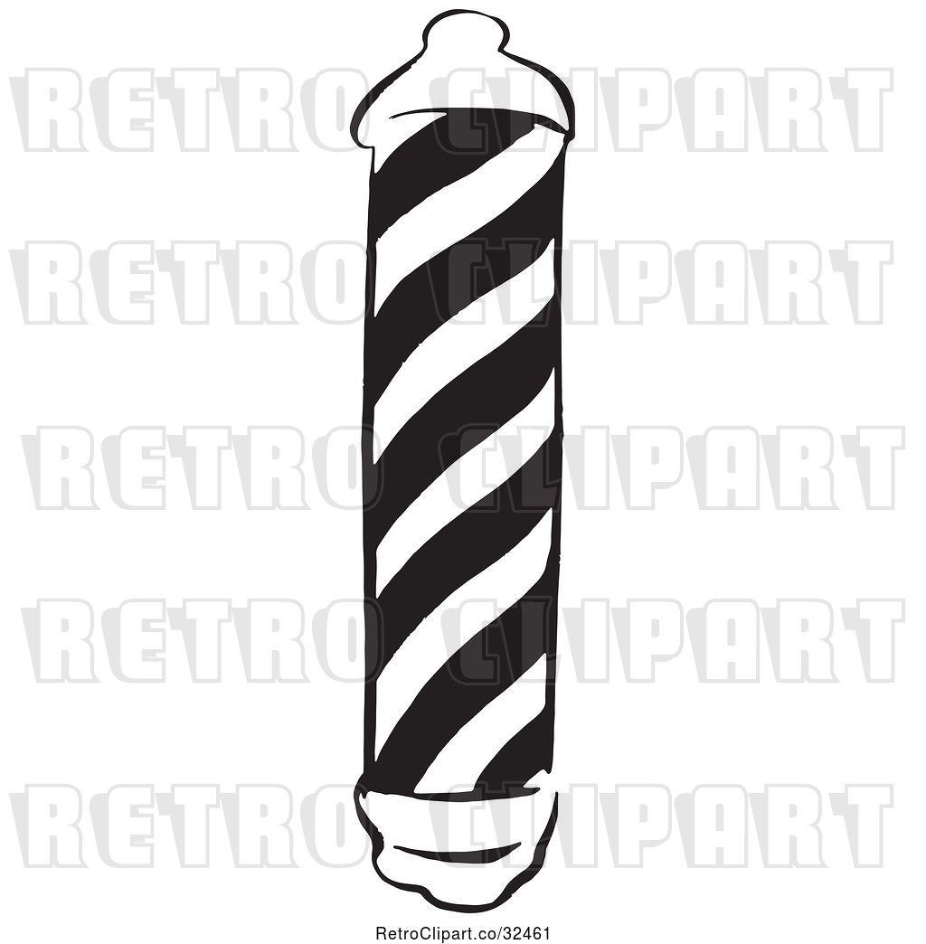 1024x1044 Vector Clip Art Of Retro Barber Pole