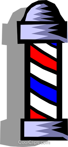 Barber Pole Royalty Free Vector Clip Art Illustration 222x480 Barber Pole Royalty Free Vector Clip Art Illustration