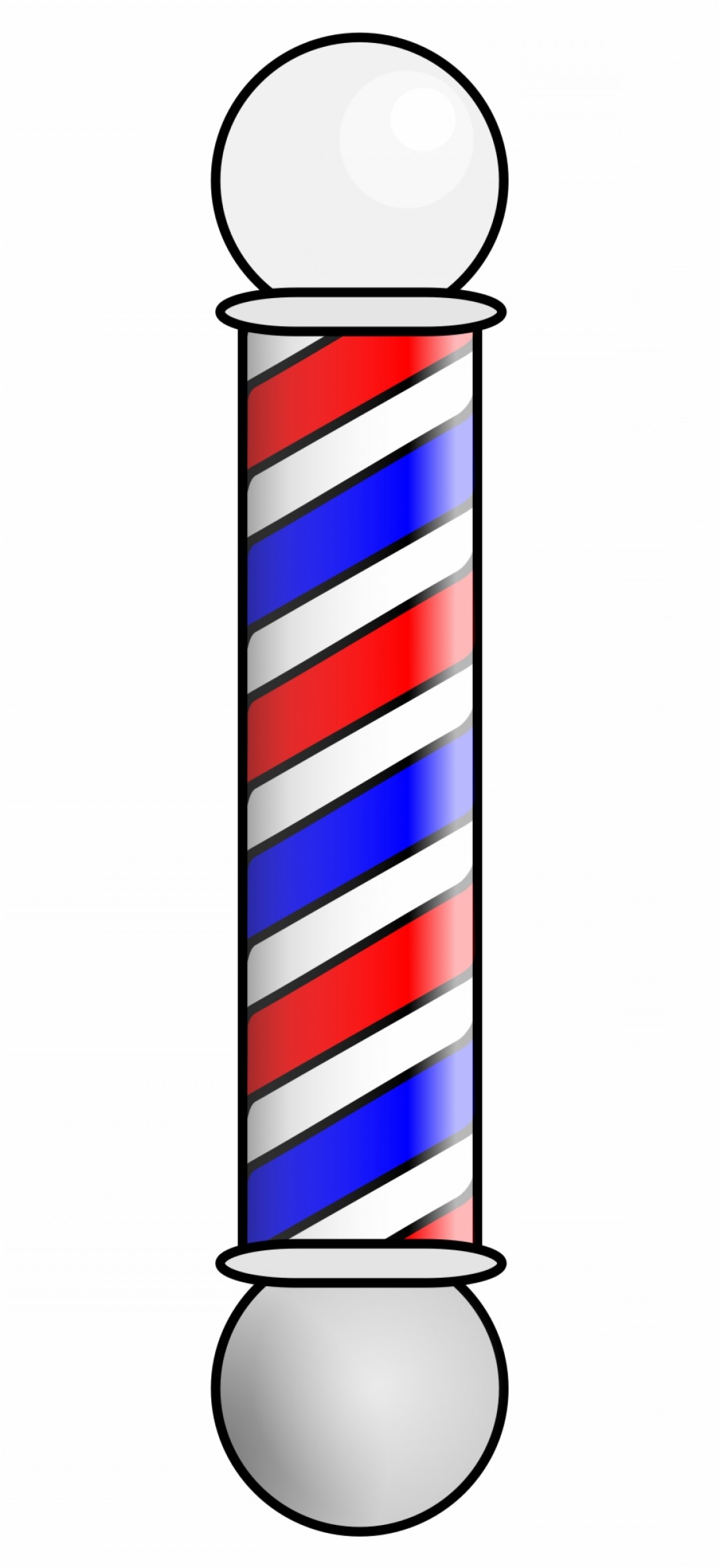 Barber Pole Vector Free At Vectorified.com | Collection Of Barber Pole ...