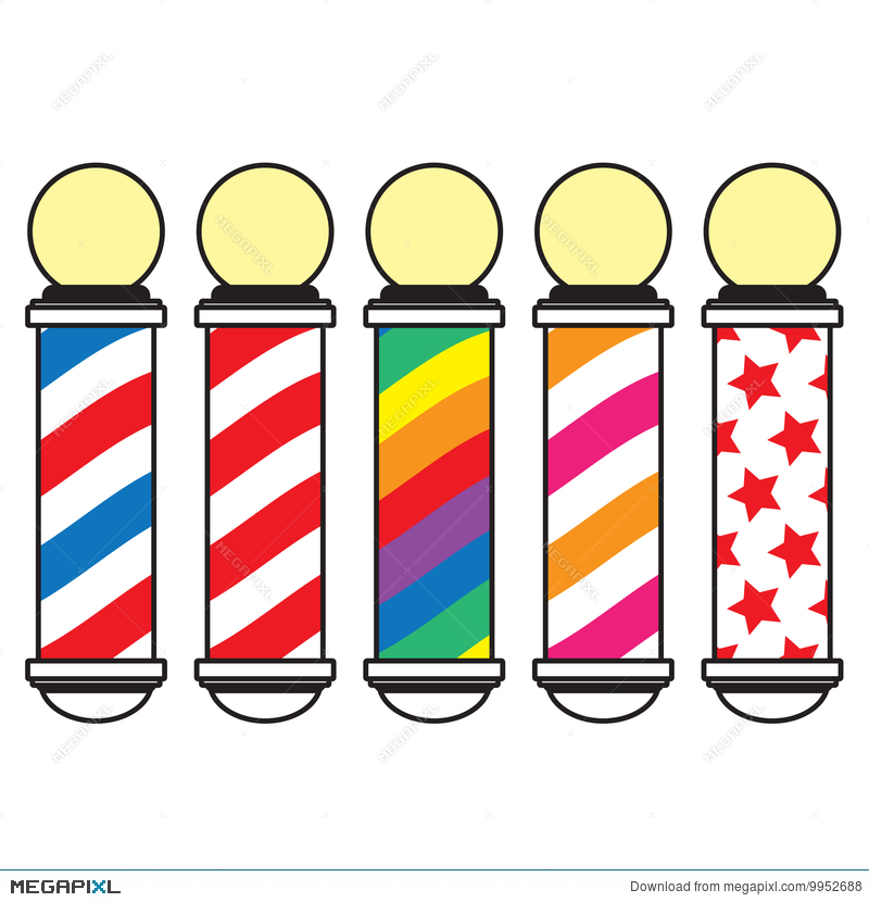 Barber Pole Illustration 800x830 Barber Pole Illustration