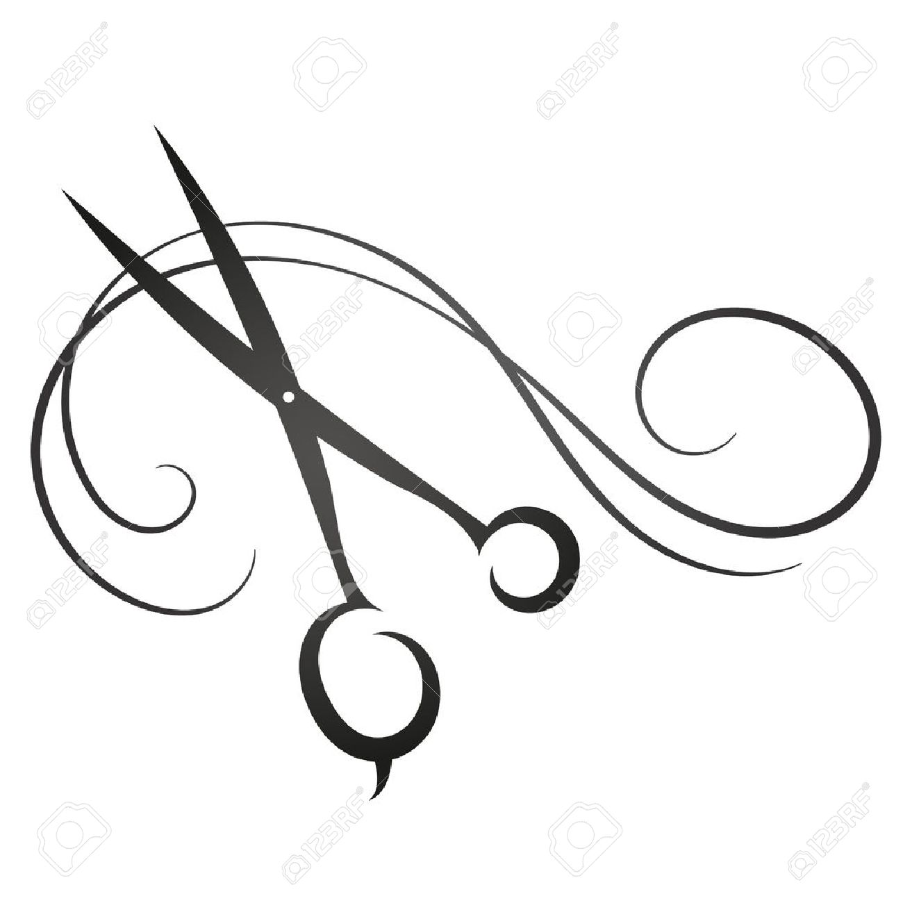 Barber Shears Vector at Vectorified.com | Collection of Barber Shears ...