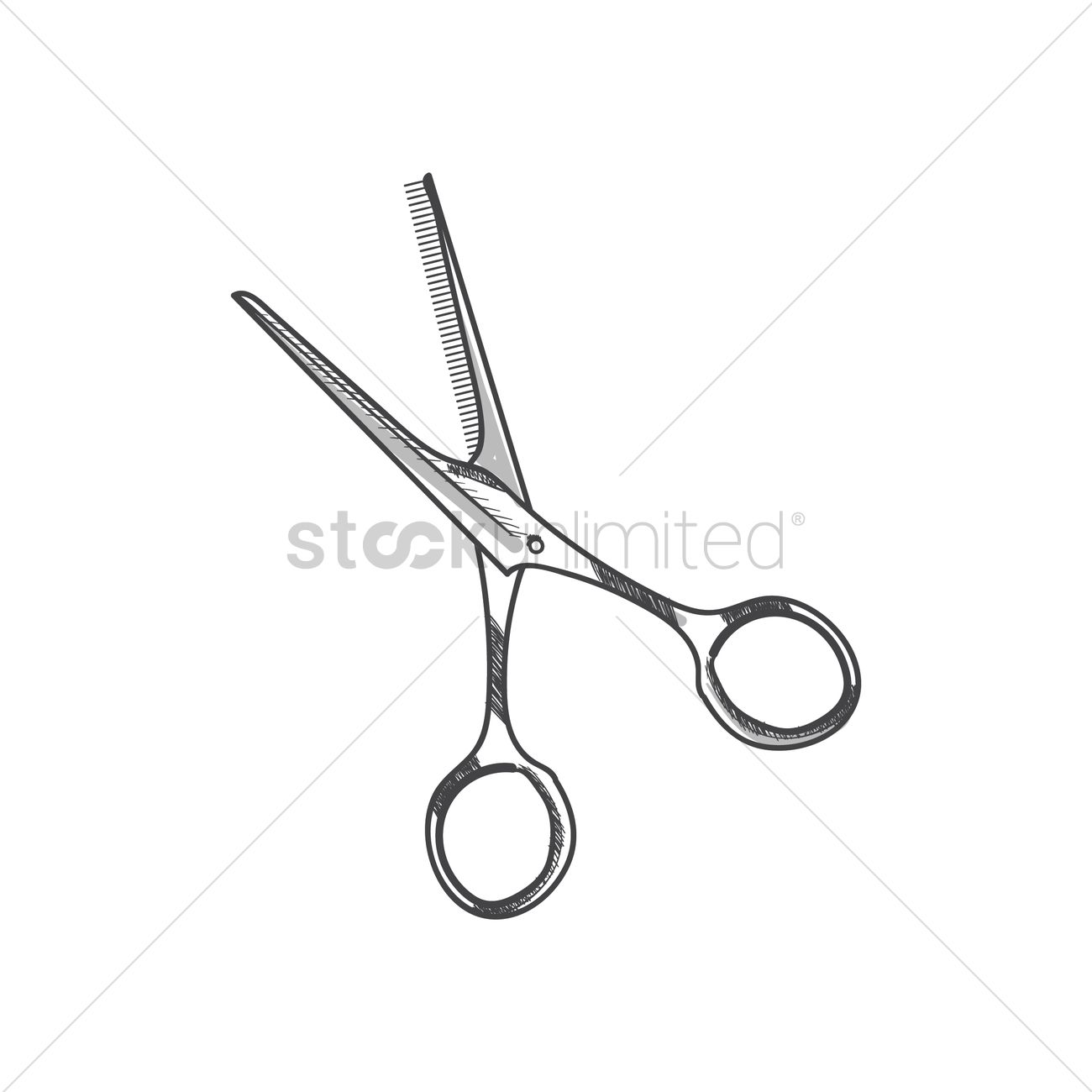 Hair Cutting Shears Vector Image 1300x1300 Hair Cutting Shears Vector Image