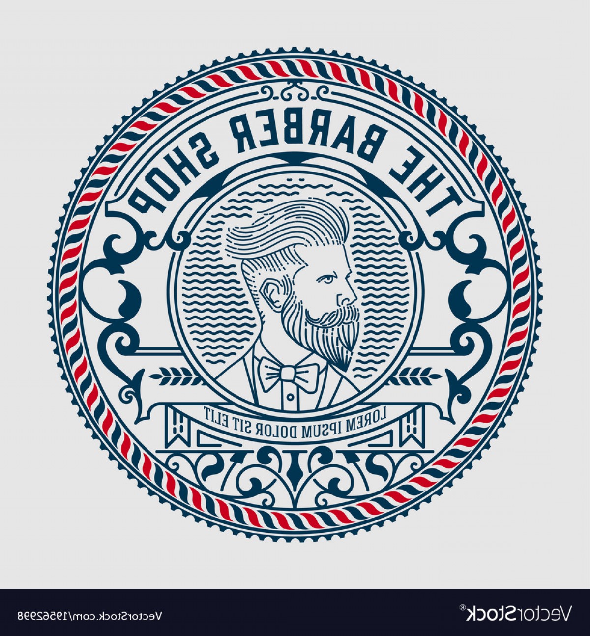 Barber Shop Logo With Hipster Man Vector Cqrecords 1200x1294 Barber Shop Logo With Hipster Man Vector Cqrecords