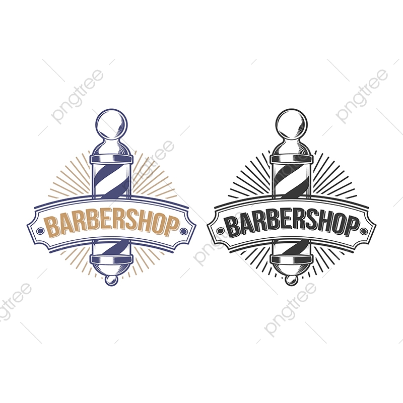 800x800 Barber Shop Poles Engraved Style Vector, Barber, Shop