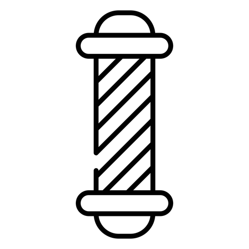 512x512 Barber Shop Pole Icon
