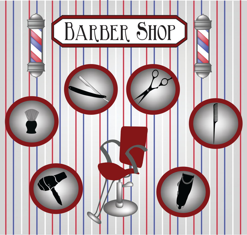 1000x950 Barber Shop Vector Free Graphics Uihere